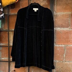 Elegant Black Women's Cardigan